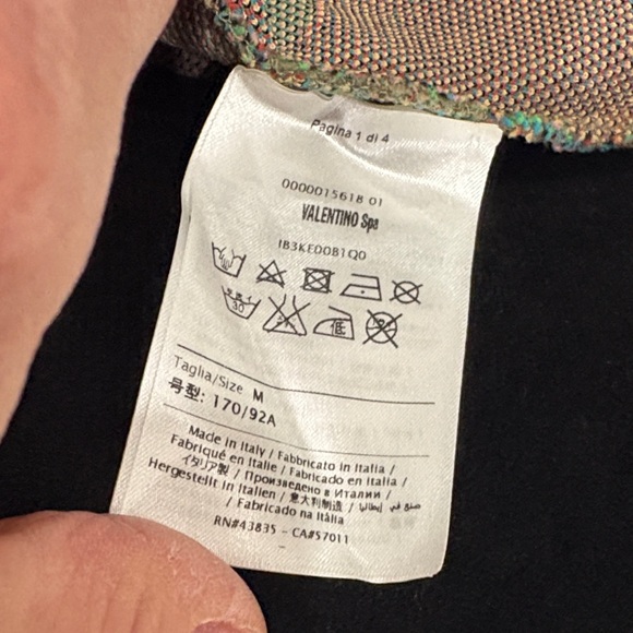 Valentino Multicolor Camouflage Jacket. Size M - Picture 5 of 9